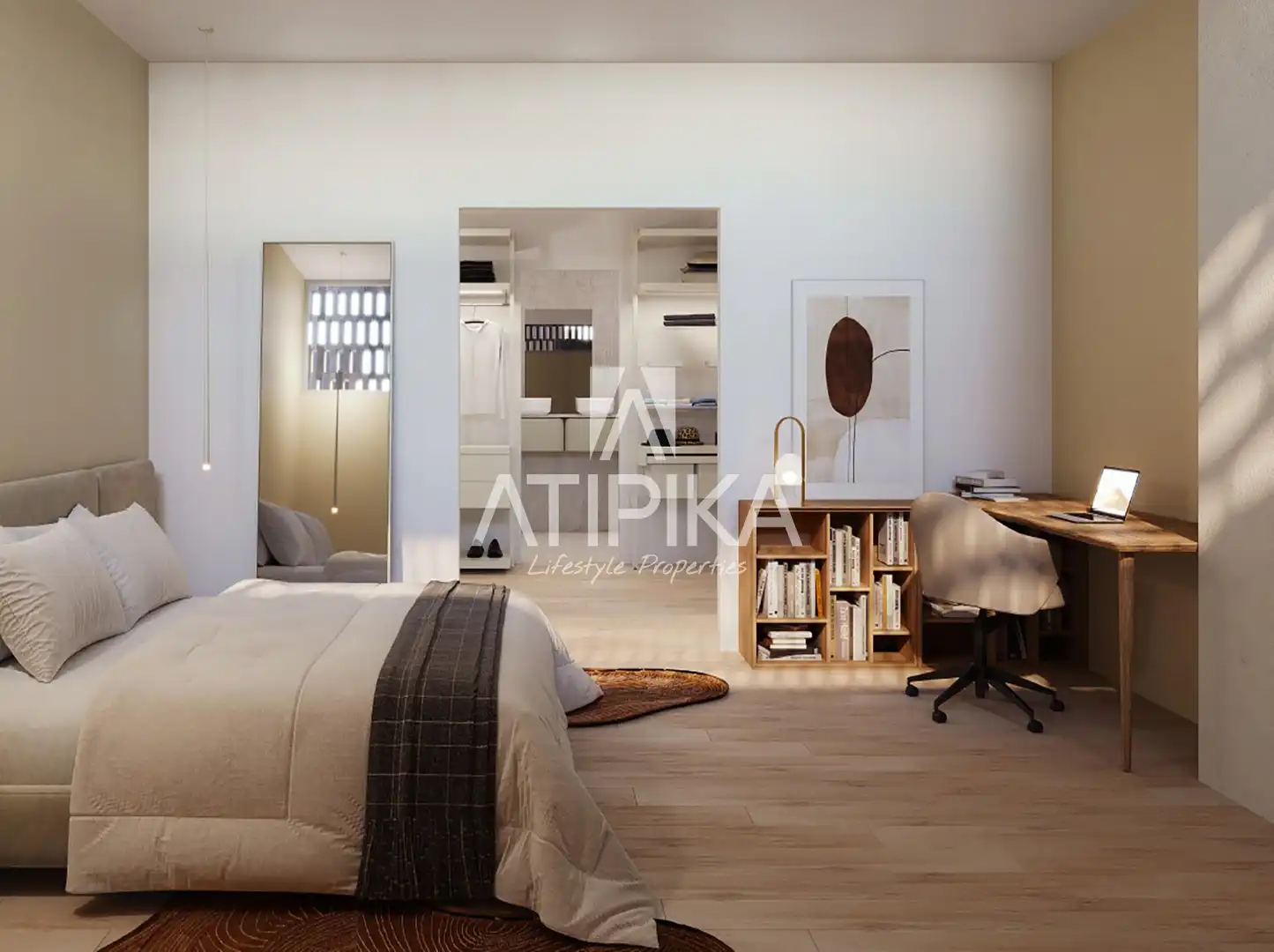 Bedroom of Flat for sale in Sant Cugat del Vallès  with Air Conditioner, Heating and Parquet flooring
