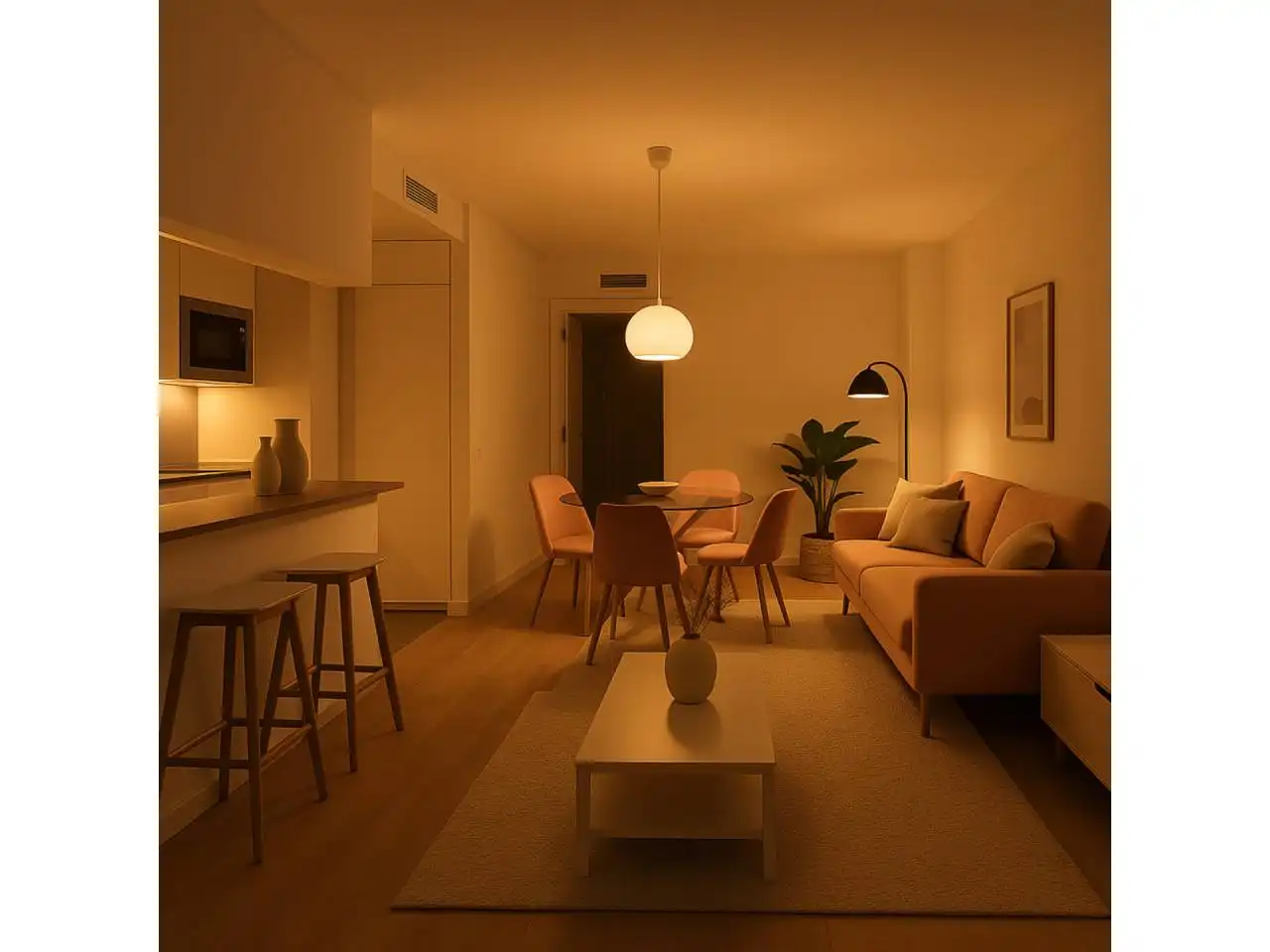 Wohnzimmer von Wohnung zum Verkauf in Granollers mit Klimaanlage, Heizung und Parkett