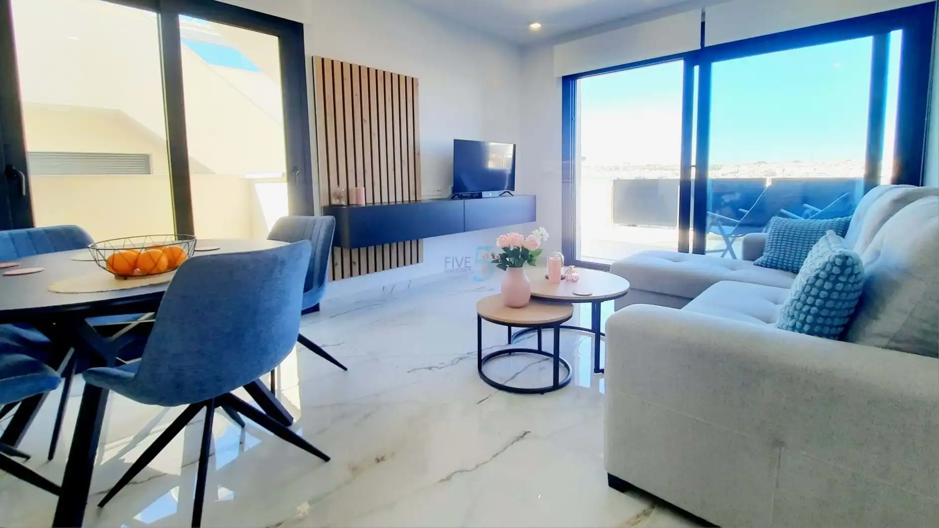 Living room of Flat for sale in Orihuela  with Air Conditioner, Heating and Terrace