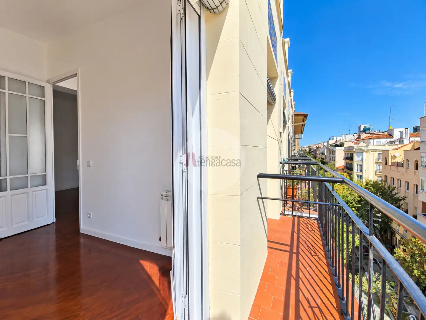Terrasse von Wohnung zur Miete in Chamberí