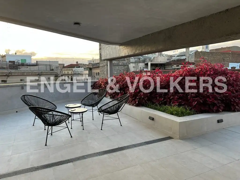 Terrasse von Wohnung zur Miete in Barcelona mit Klimaanlage, Heizung und Parkett
