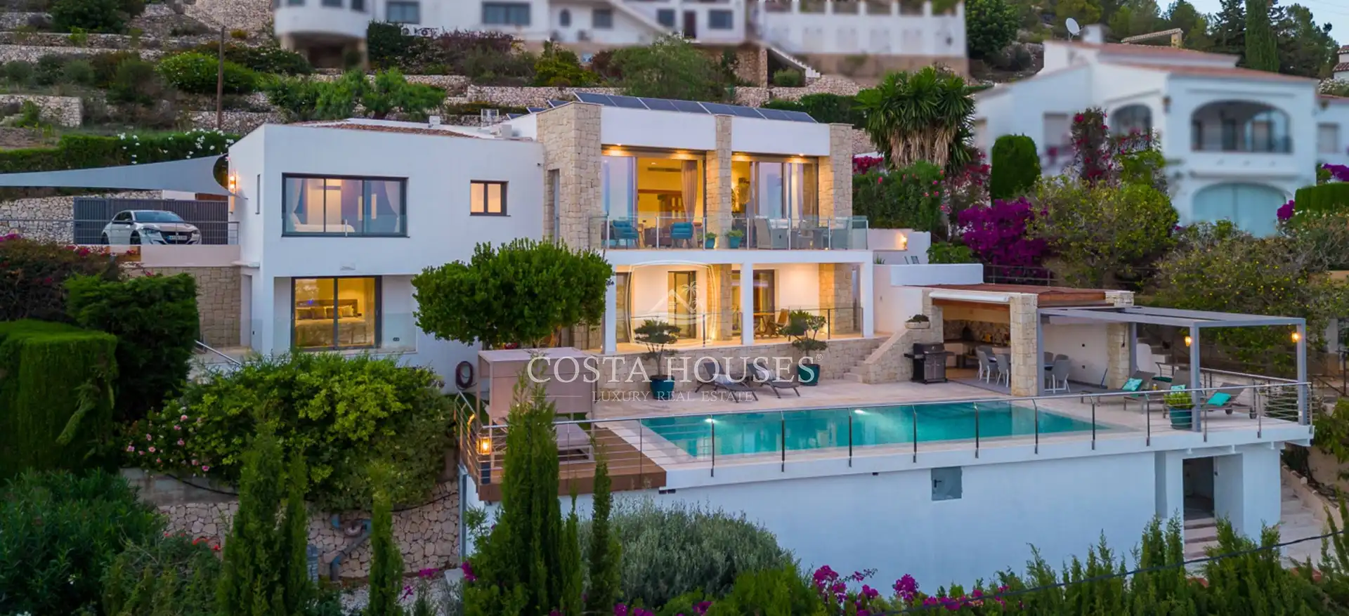 Vista exterior de Casa o chalet en venta en Jávea / Xàbia con Aire acondicionado, Jardín privado y Terraza