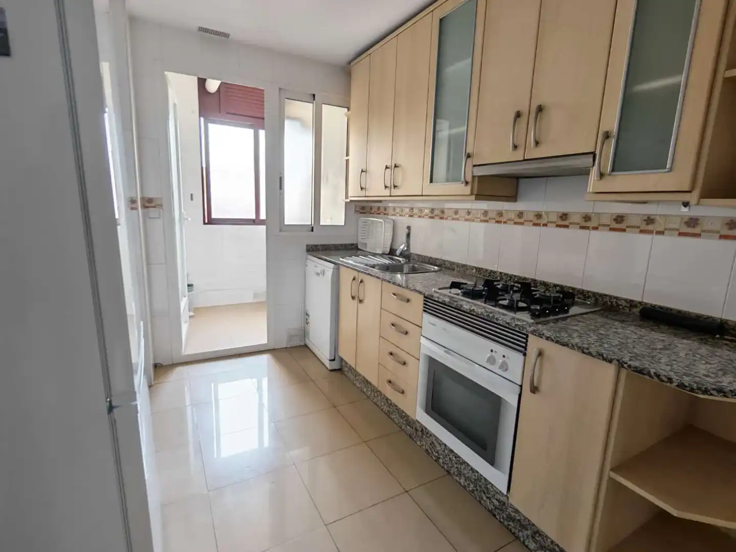 Kitchen of Flat for rent in Murcia  with Air Conditioner, Heating and Washing machine
