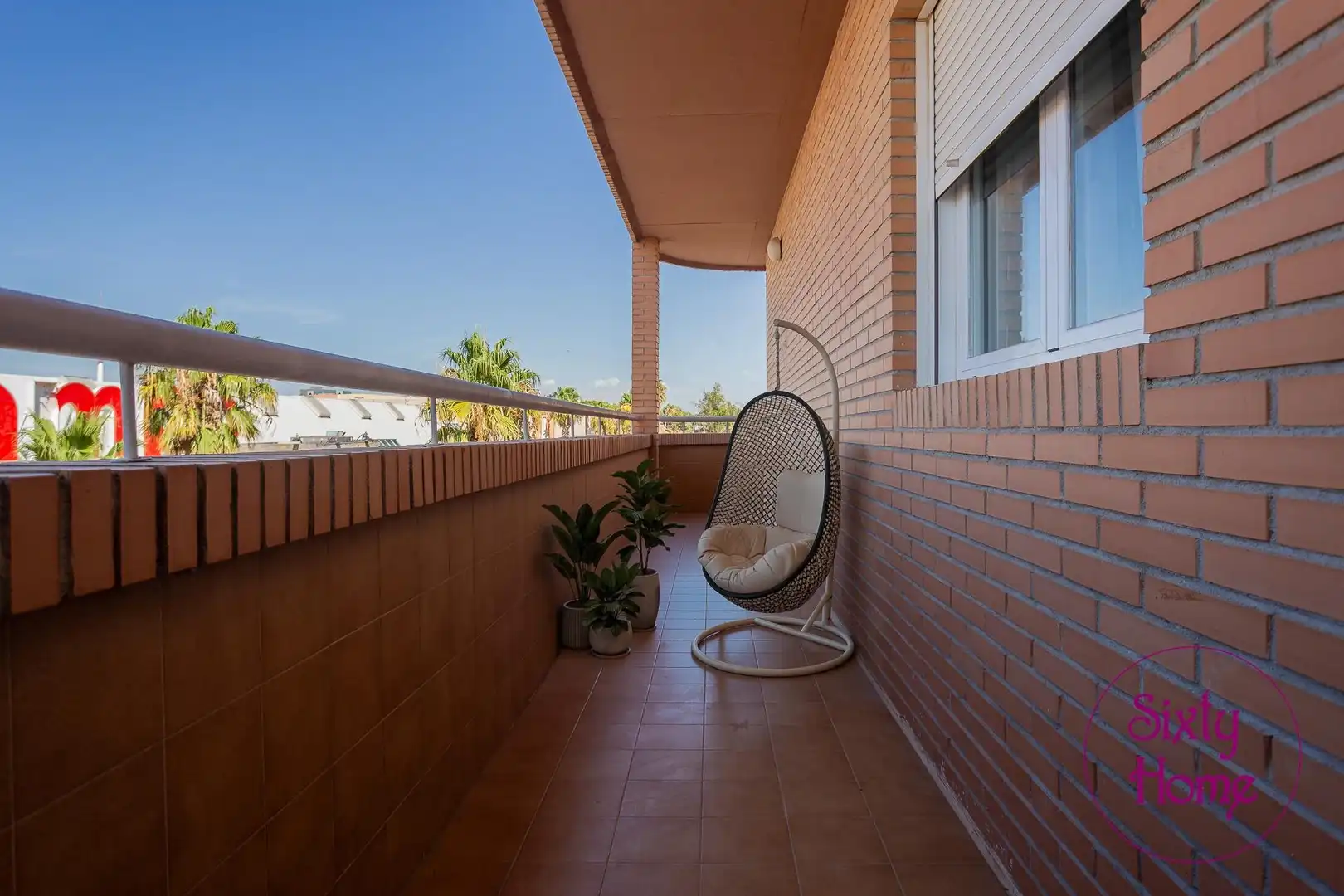 Balcony of Flat for sale in Zaragoza  with Air Conditioner, Heating and Terrace