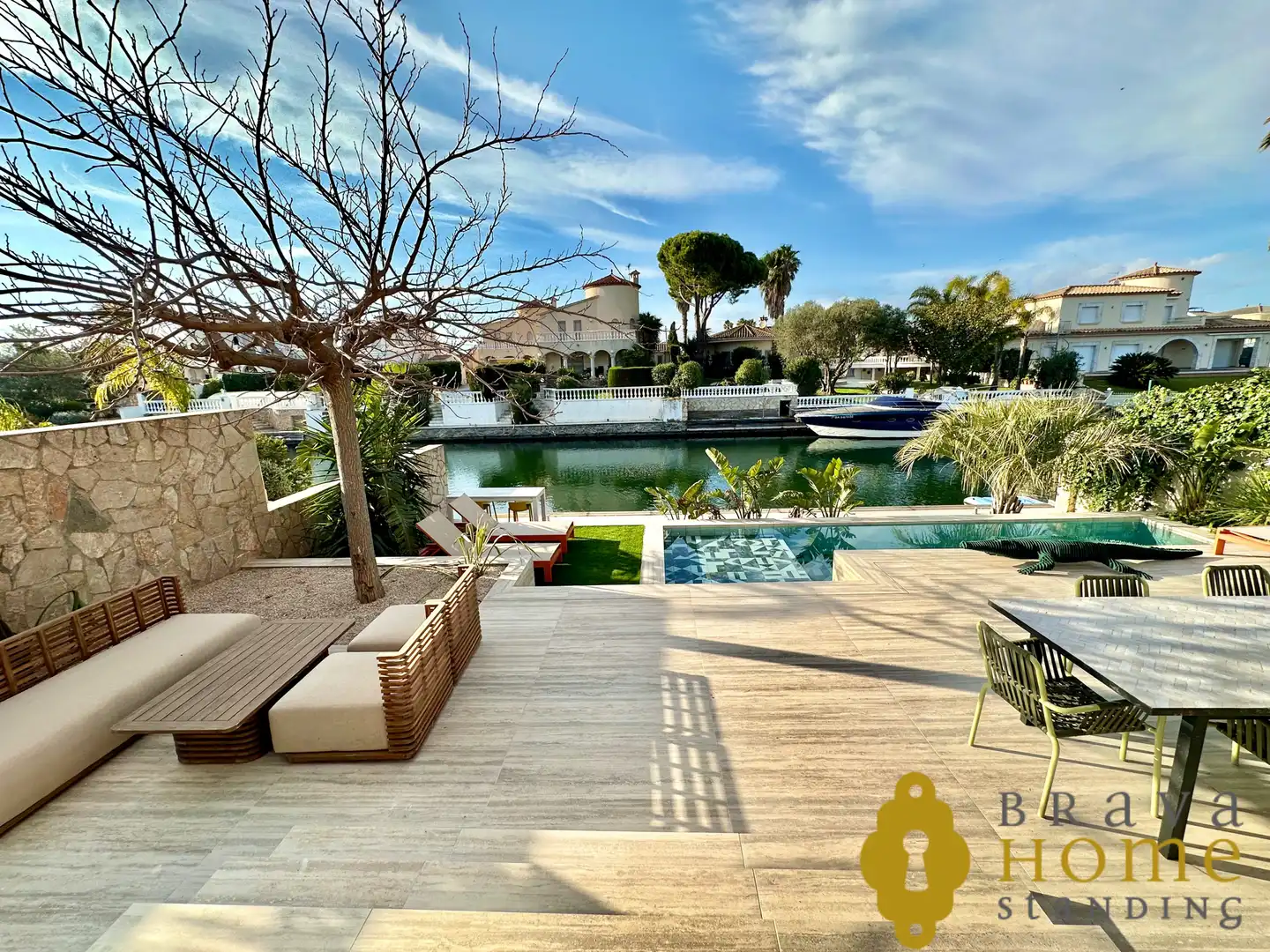 Terraza de Casa o chalet en venta en Empuriabrava con Aire acondicionado, Jardín privado y Terraza