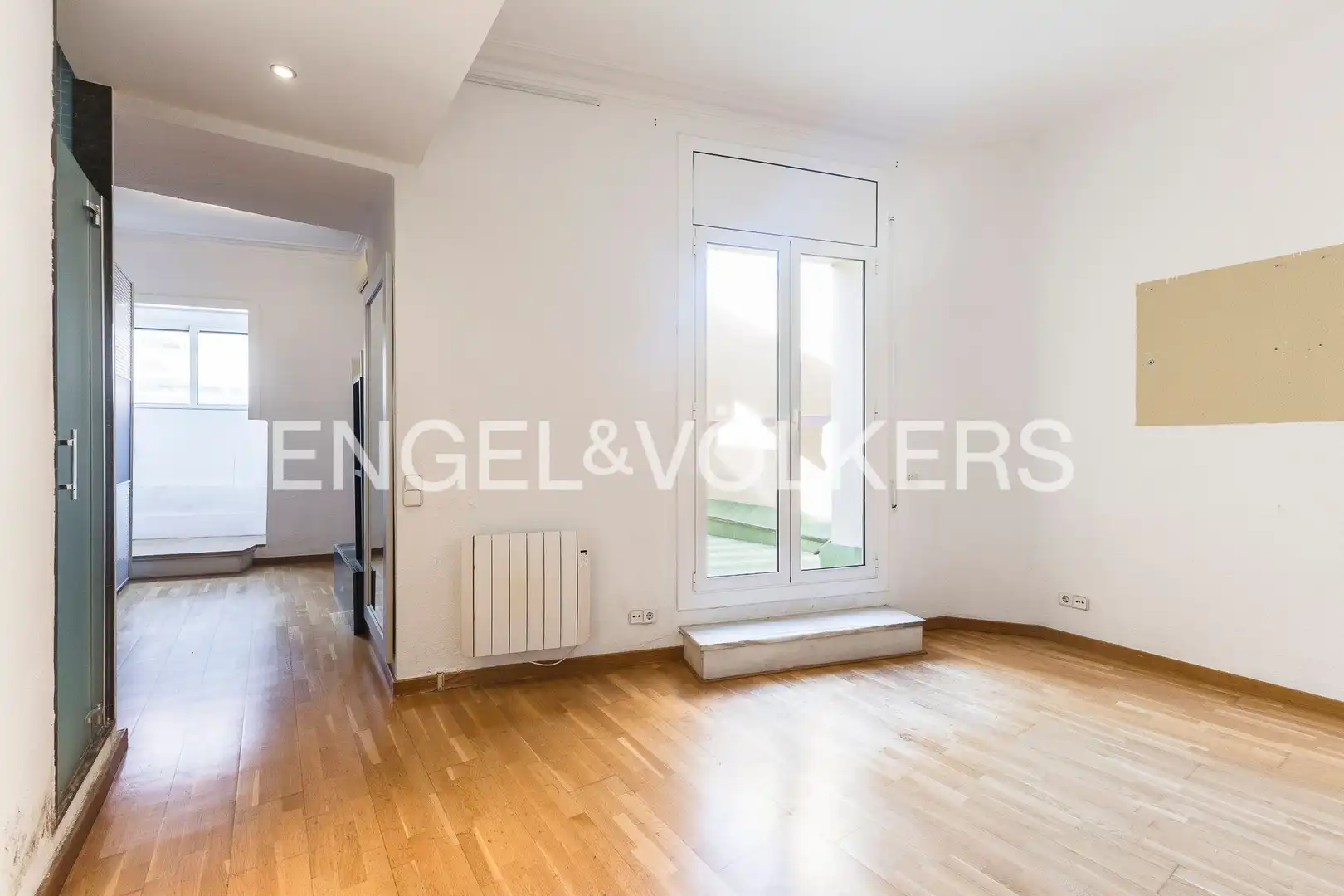 Sala de estar de Ático en venta en Barcelona con Calefacción, Terraza y Balcón