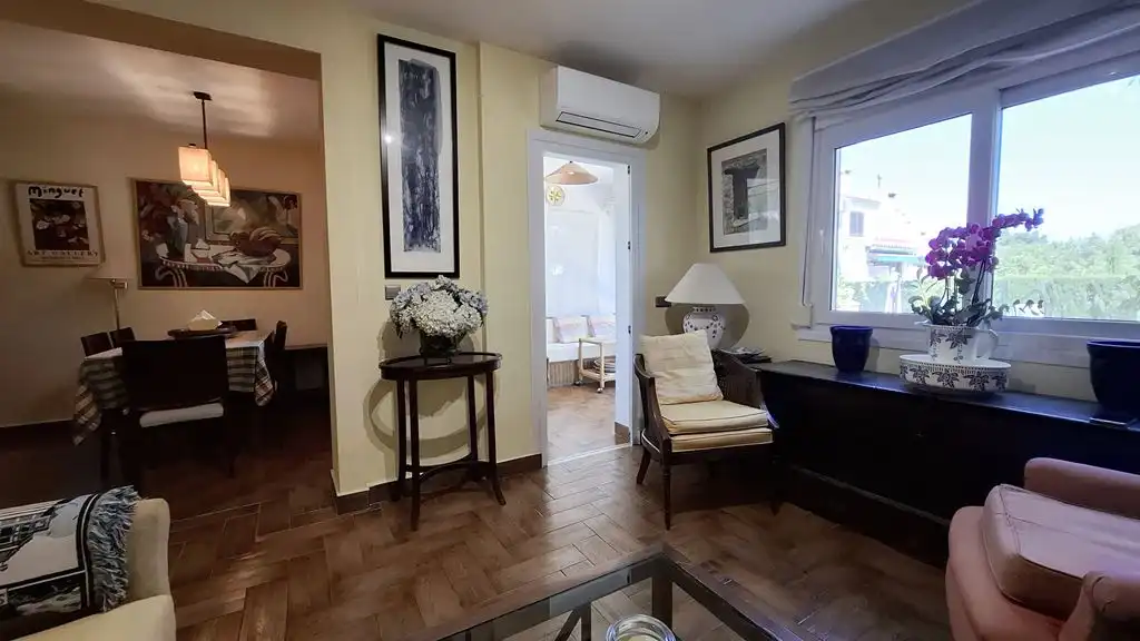 Sala de estar de Planta baja en venta en Dénia con Aire acondicionado, Terraza y Piscina comunitaria