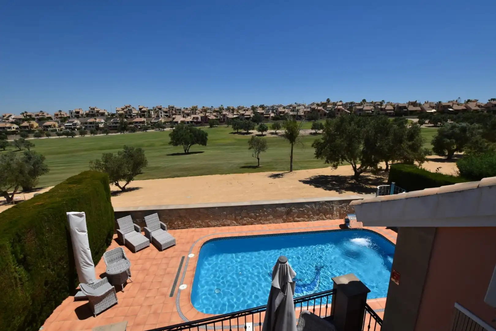 Jardín de Casa o chalet en venta en Algorfa con Aire acondicionado, Calefacción y Jardín privado