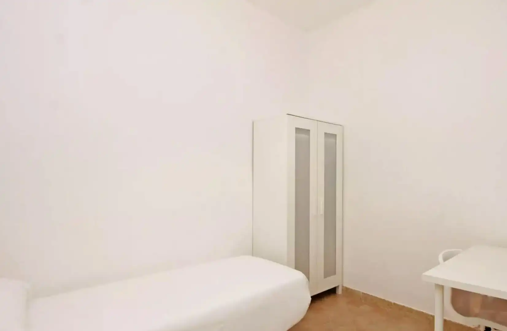 Schlafzimmer von Wohnung zur untervermieten in  Barcelona Capital mit Heizung, Möbliert und Waschmaschine