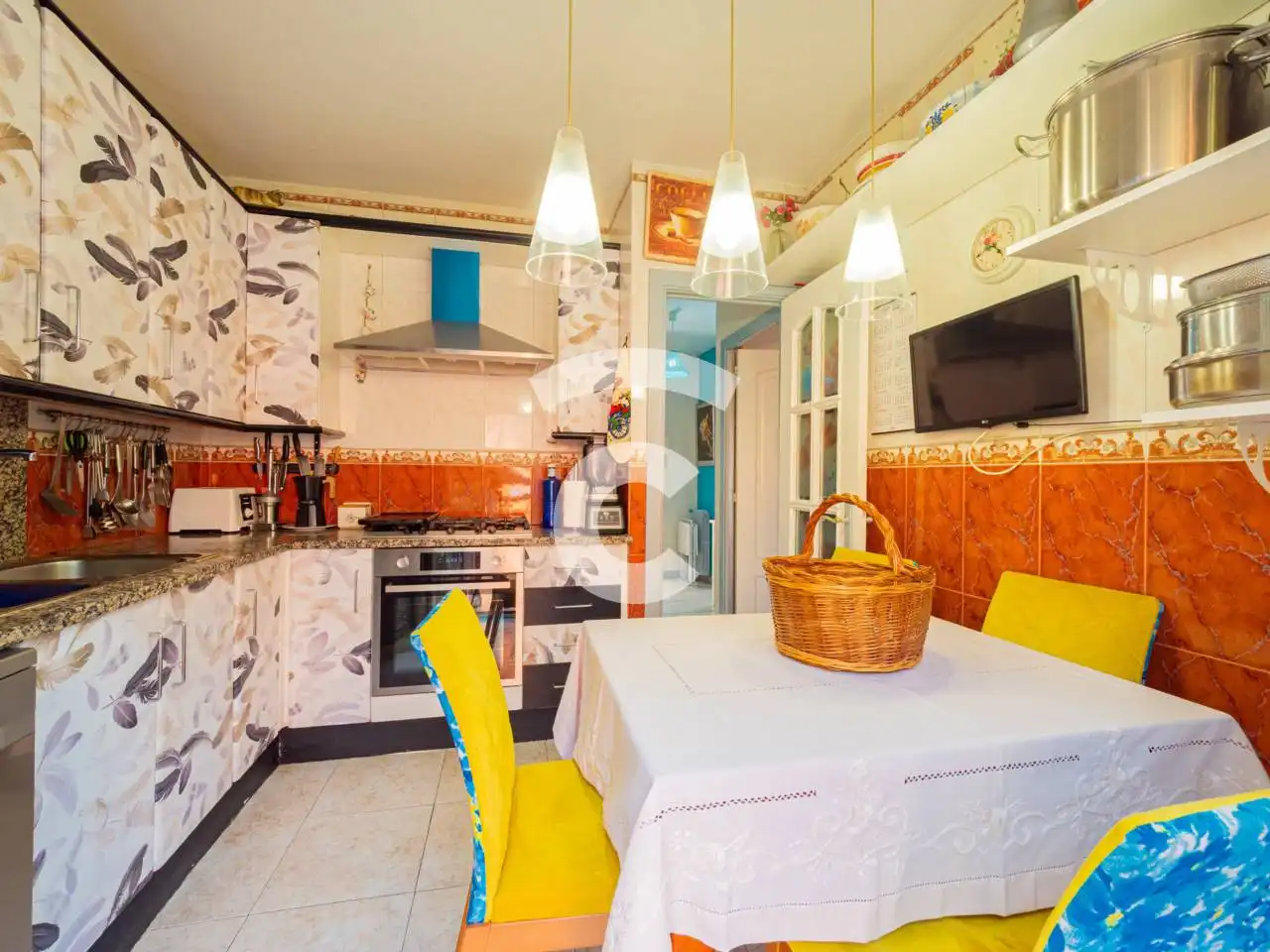 Cocina de Casa adosada en venta en Roda de Ter con Calefacción y Terraza