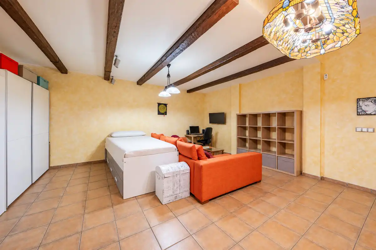 Sala de estar de Casa adosada en venta en Elche / Elx con Aire acondicionado, Calefacción y Piscina