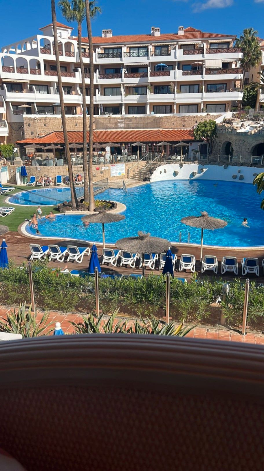 Piscina de Apartament de lloguer en San Miguel de Abona amb Aire condicionat, Jardí privat i Terrassa