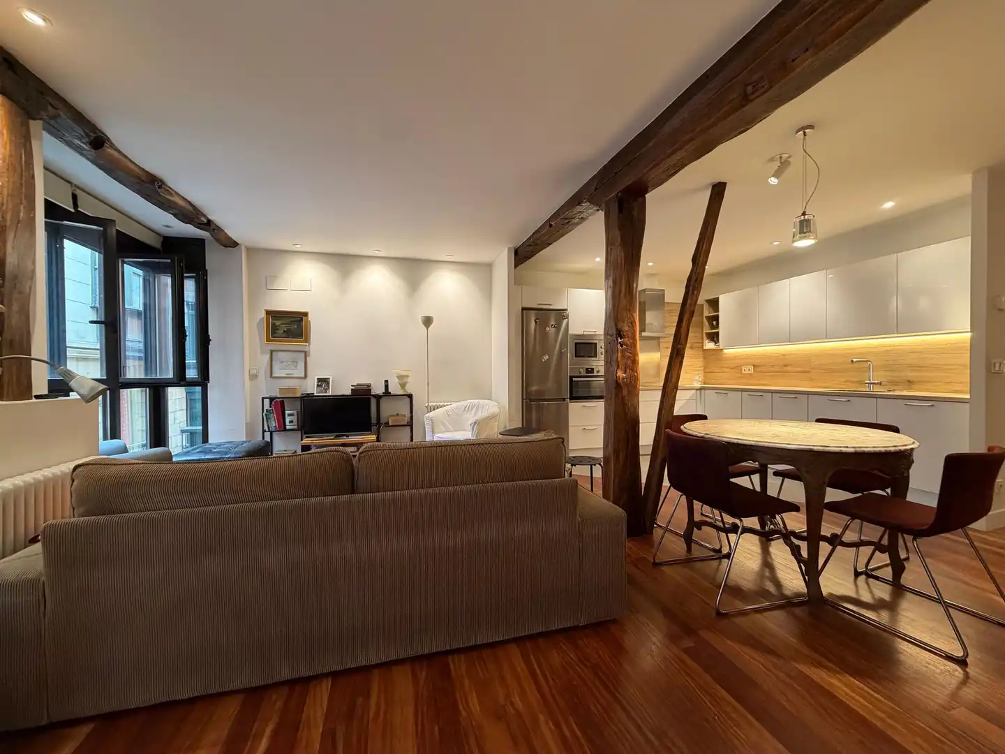 Sala de estar de Piso en venta en Bilbao  con Balcón