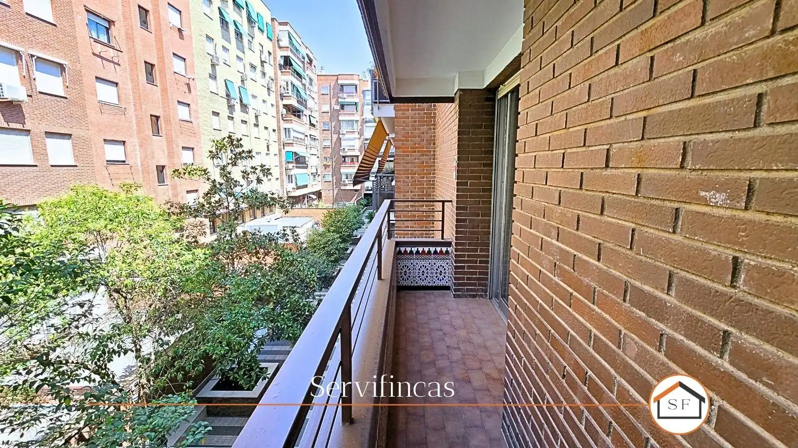 Terrasse von Wohnung zum Verkauf in Madrid mit Klimaanlage, Heizung und Parkett