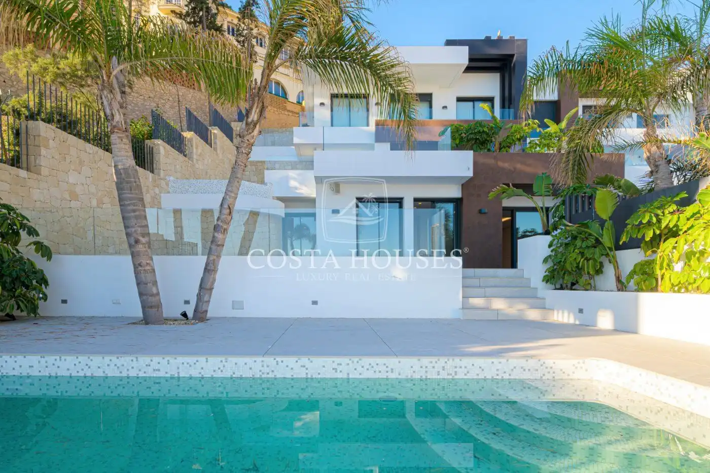 Vista exterior de Planta baja en venta en Benidorm con Aire acondicionado, Jardín privado y Terraza