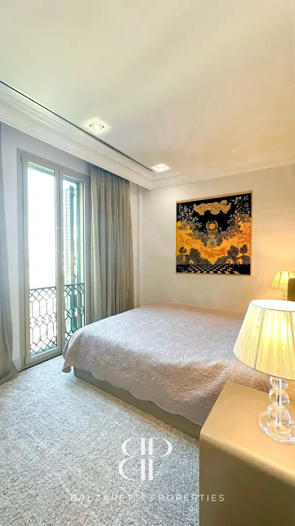 Schlafzimmer von Wohnung zur Miete in Barcelona mit Klimaanlage, Heizung und Parkett