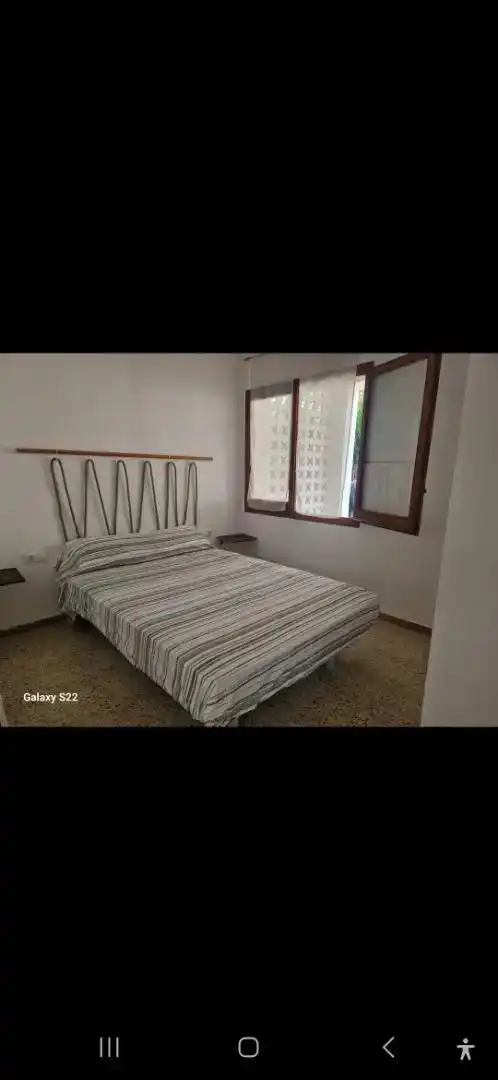 Dormitori de Casa adosada en venda en L'Ametlla de Mar  amb Aire condicionat, Jardí privat i Parquet