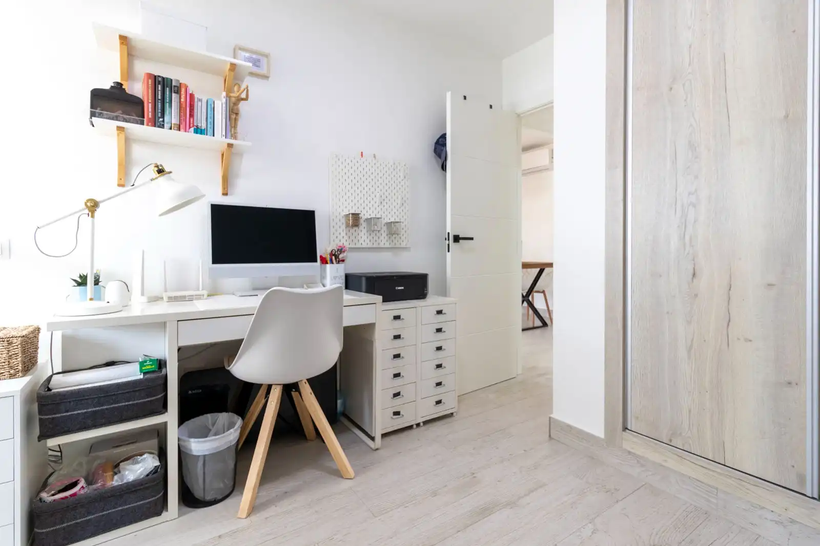 Bedroom of Flat for sale in Santa Pola  with Furnished and Community pool