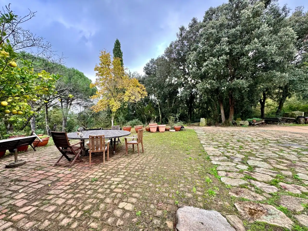 Garden of Country homes for sale in Anglès  with Private garden, Terrace and Swimming Pool