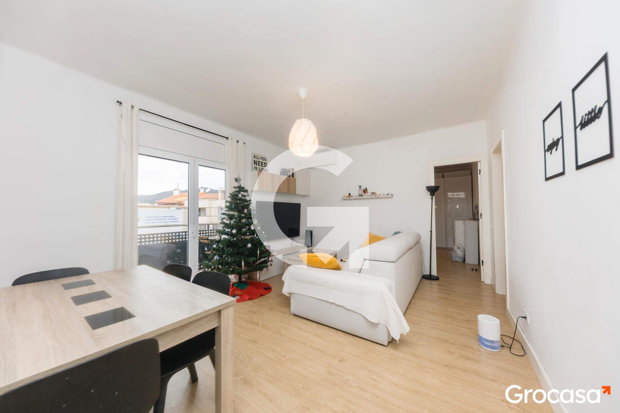 Living room of Flat for sale in Castelldefels  with Air Conditioner, Balcony and Internet