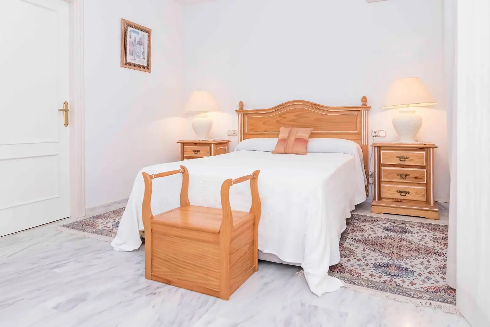 Schlafzimmer von Wohnung zur Miete in Benalmádena mit Klimaanlage, Terrasse und Möbliert