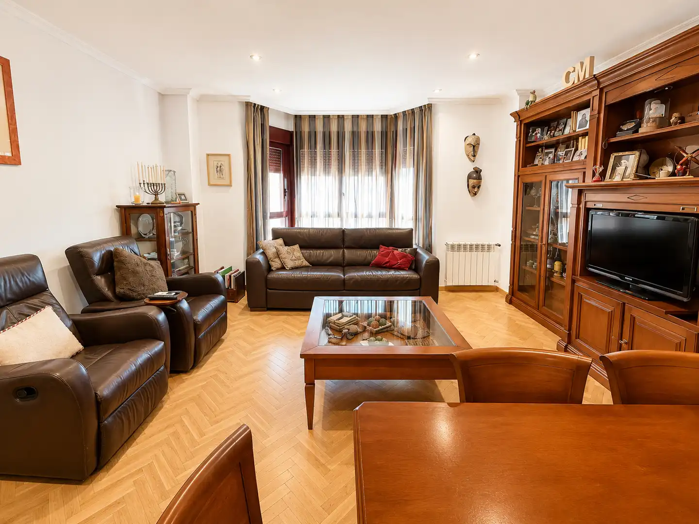Living room of Flat for sale in Alcorcón  with Air Conditioner, Heating and Parquet flooring