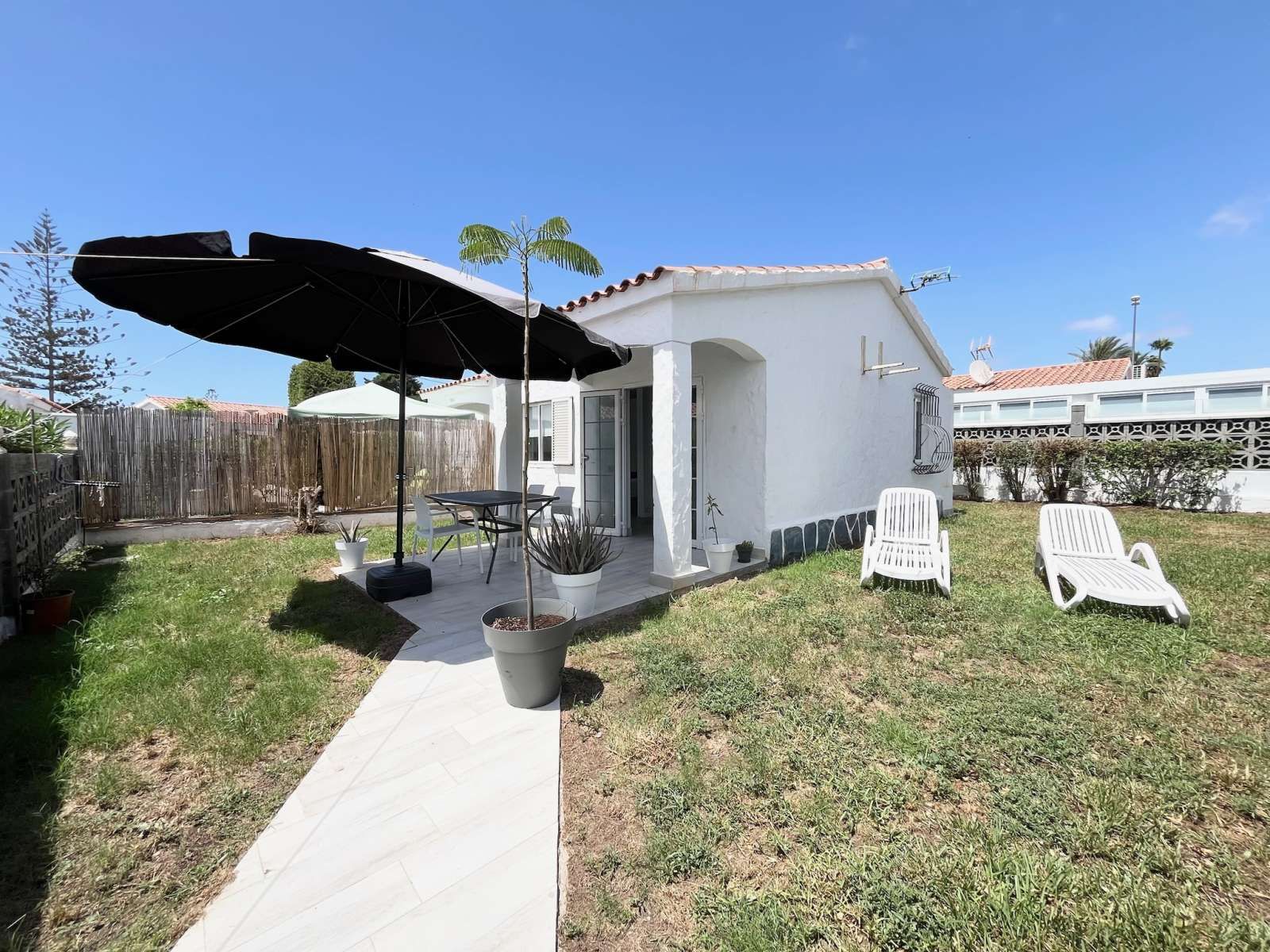 Jardí de Estudi per a compartir en San Bartolomé de Tirajana amb Aire condicionat i Terrassa