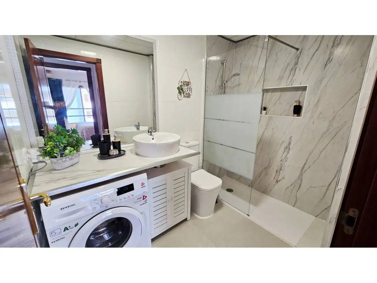 Badezimmer von Wohnung zur Miete in San Miguel de Abona mit Klimaanlage, Terrasse und Möbliert