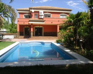 Exterior view of House or chalet to rent in Alhaurín de la Torre  with Air Conditioner, Private garden and Swimming Pool