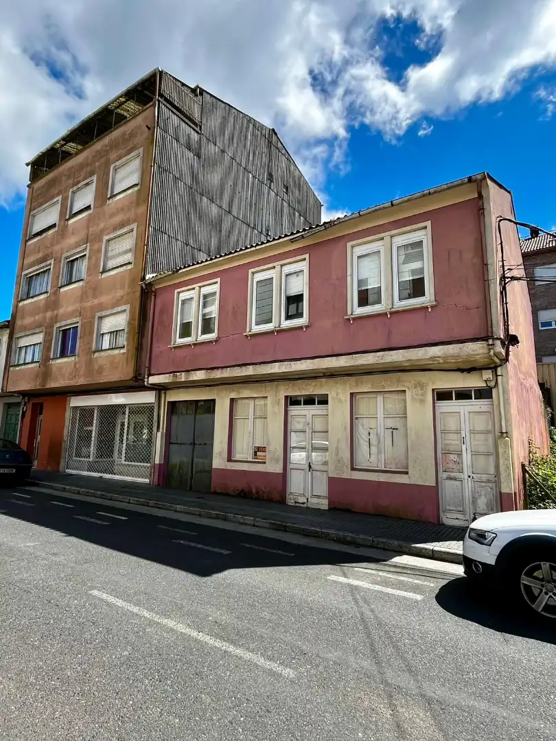 Vista exterior de Casa adosada en venta en Curtis con Terraza y Trastero