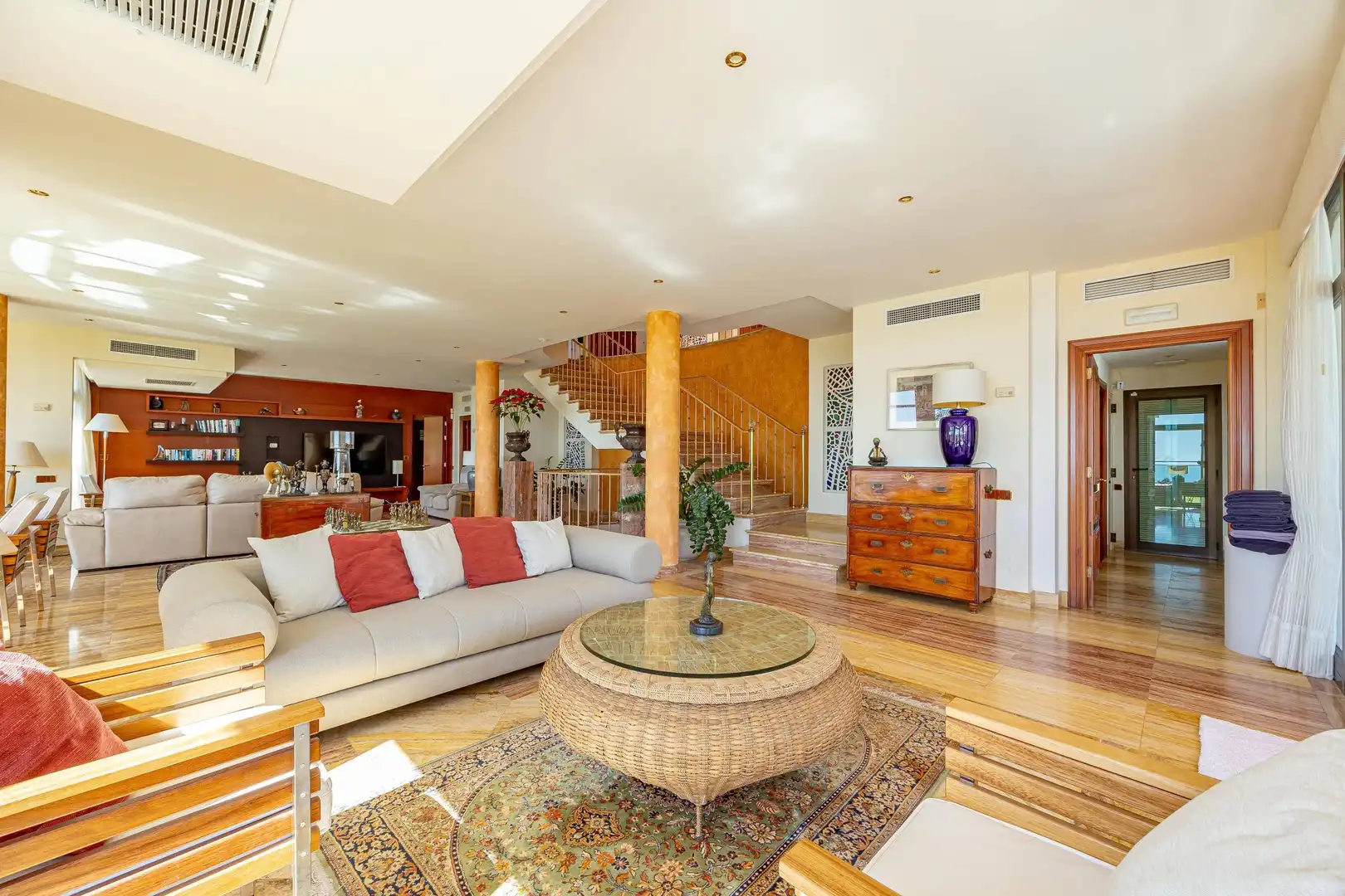 Sala de estar de Casa o chalet en venta en San Bartolomé de Tirajana con Aire acondicionado, Jardín privado y Terraza