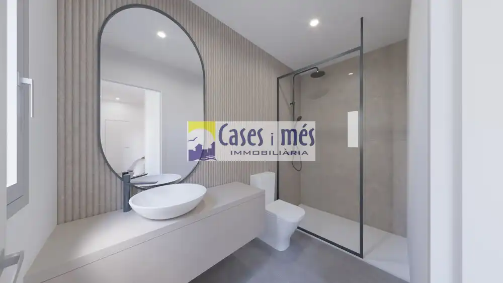 Baño de Casa adosada en venta en Massamagrell con Aire acondicionado, Calefacción y Terraza