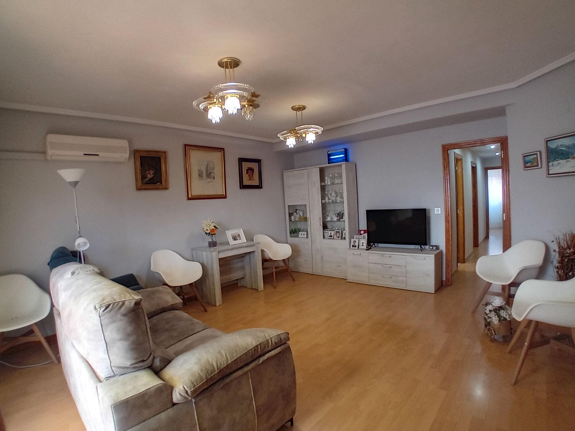 Sala d'estar de Àtic en venda en  Valencia Capital amb Aire condicionat, Terrassa i Traster