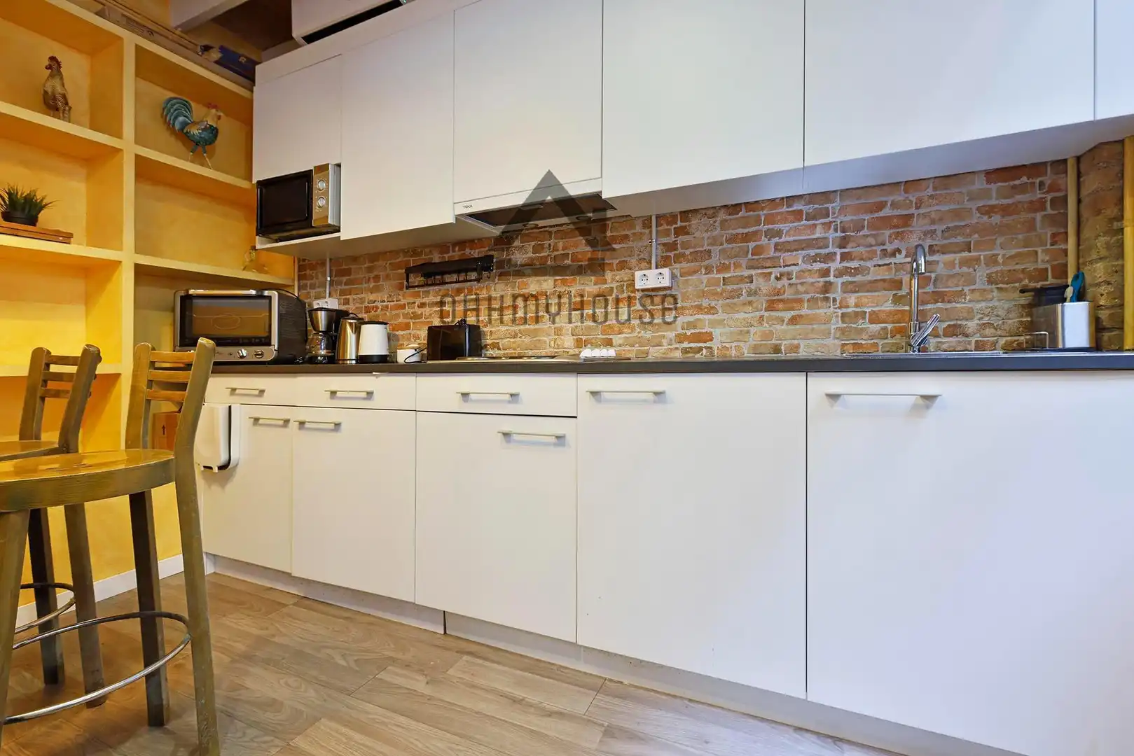 Kitchen of Duplexes for sale in Barcelona  with Air Conditioner, Parquet flooring and Terrace