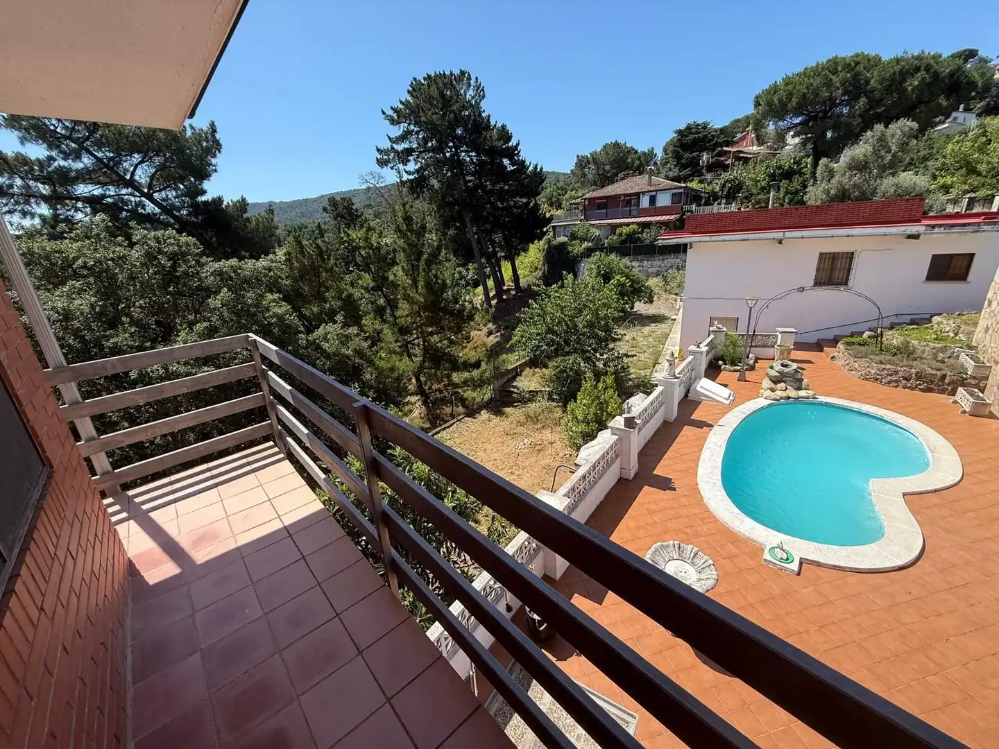 Piscina de Casa o xalet en venda en Vallgorguina amb Calefacció, Terrassa i Piscina