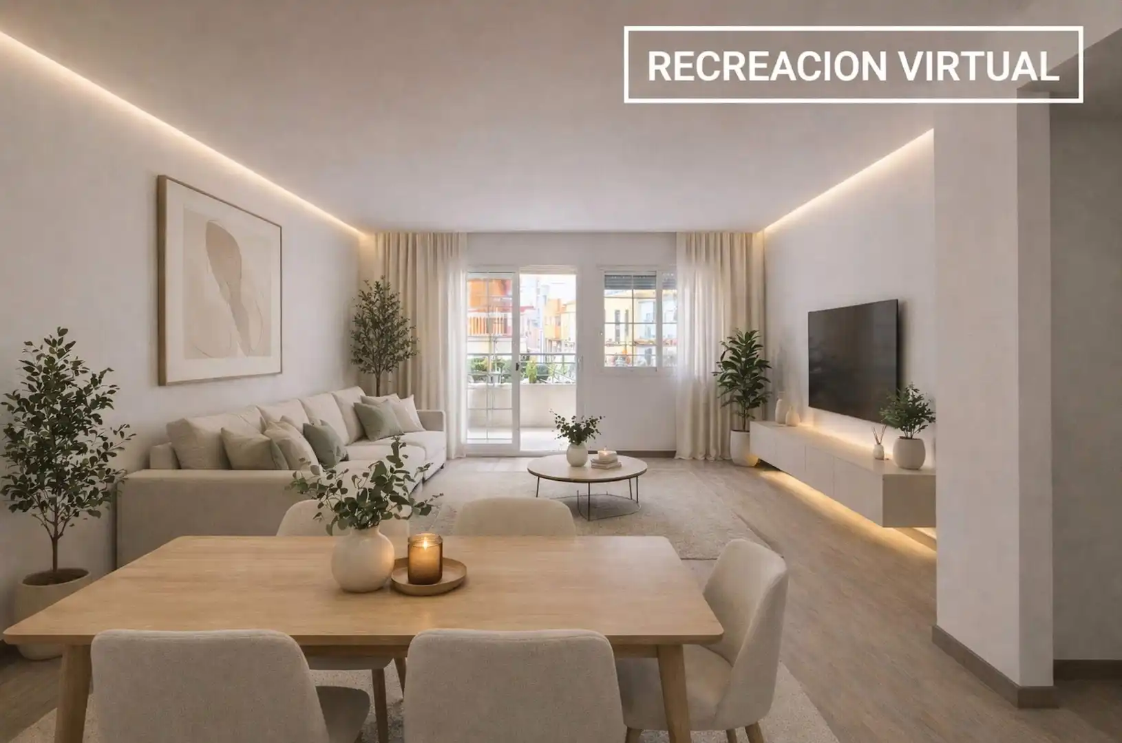 Wohnzimmer von Wohnung zum Verkauf in Gandia mit Terrasse und Balkon