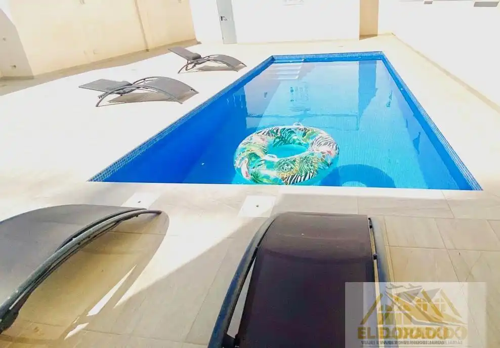 Piscina de Casa o xalet en venda en San Javier amb Aire condicionat, Calefacció i Terrassa