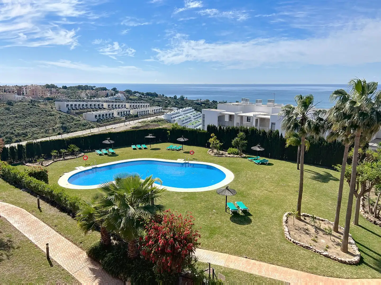 Jardí de Àtic en venda en Manilva amb Aire condicionat, Terrassa i Piscina