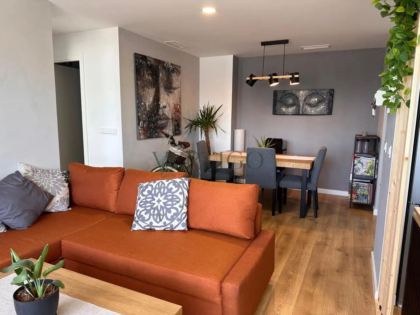Wohnzimmer von Wohnung zum Verkauf in Dos Hermanas mit Klimaanlage, Heizung und Terrasse