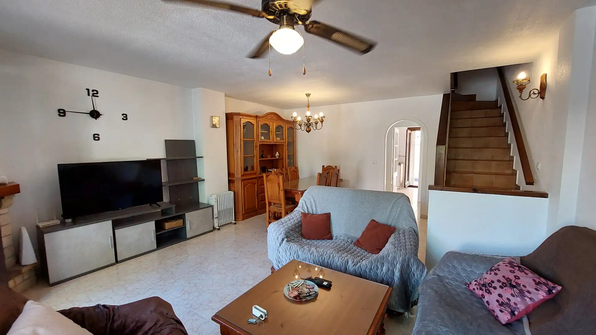 Sala de estar de Casa adosada en venta en Los Alcázares con Terraza, Amueblado y Horno