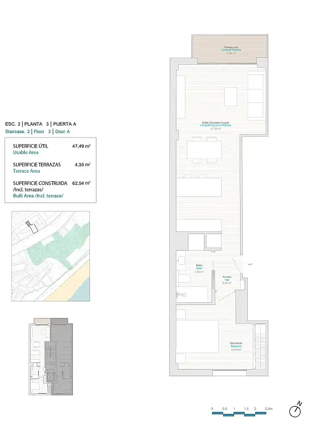 Appartement compact avec terrasse à vendre à Centro Urbano, imagen 19