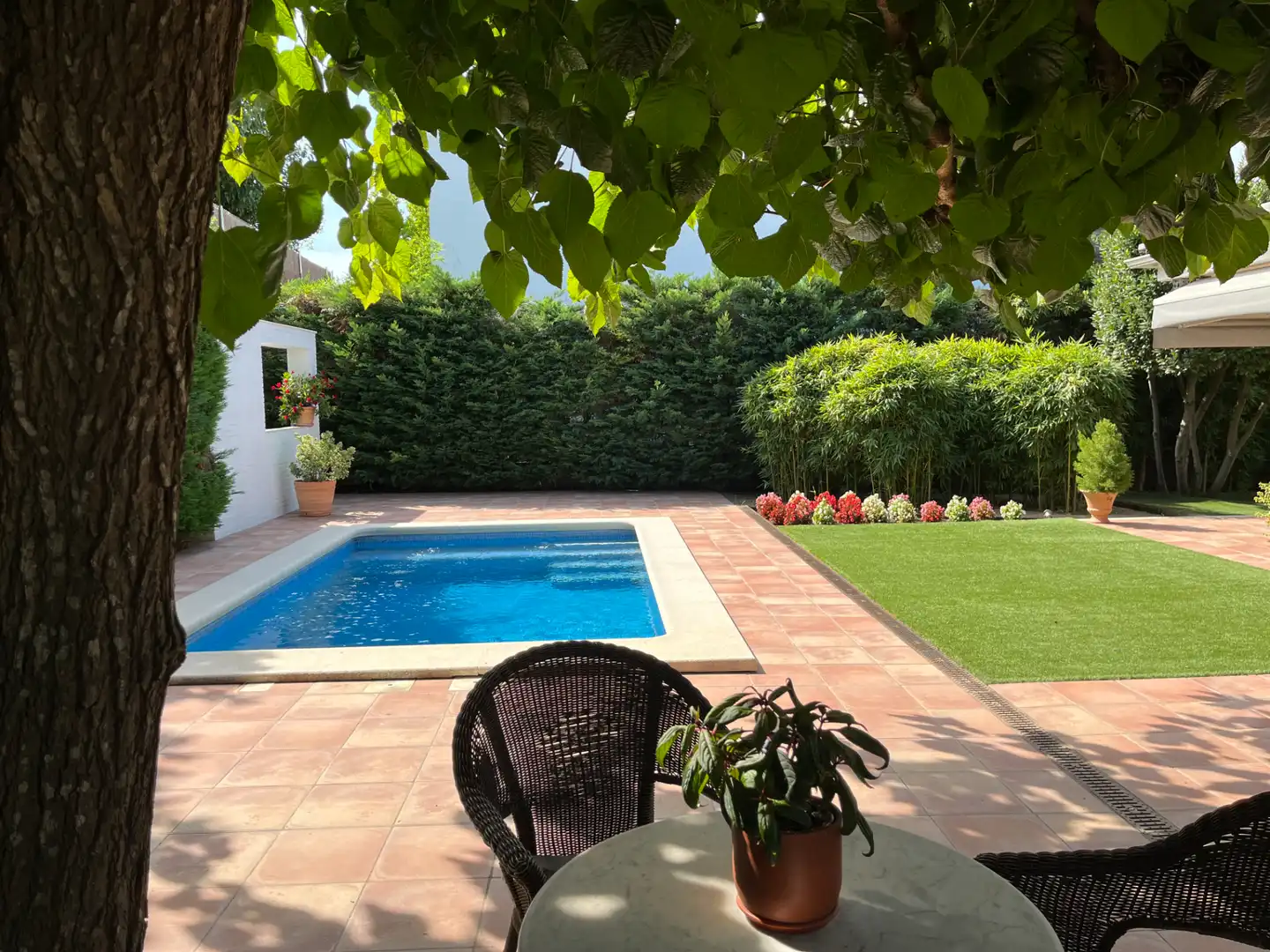 Garden of Houses for sale in Girona  with Air Conditioner, Heating and Private garden