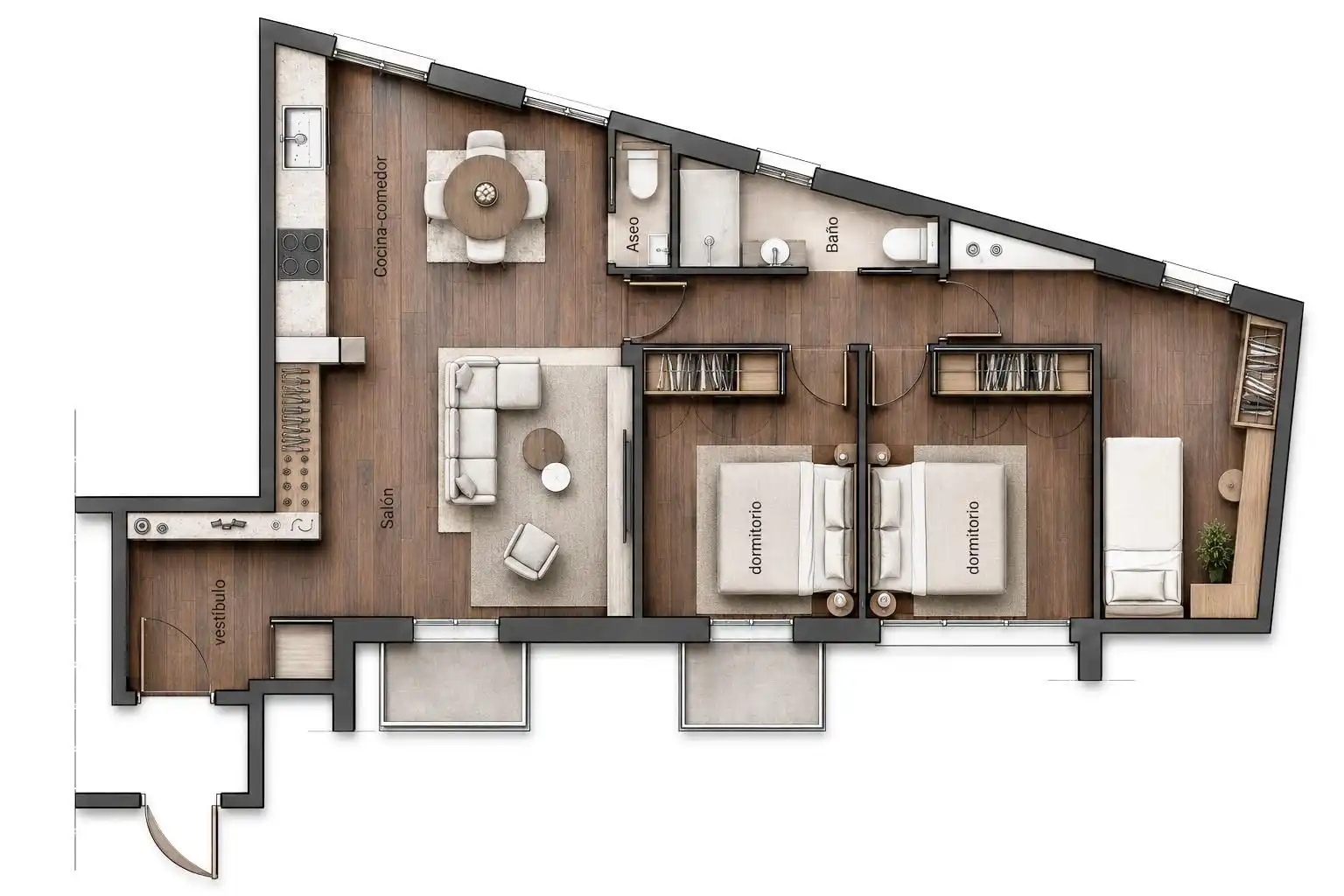 Apartament amb terrassa en venda a 28 Calle Acera de San Ildefonso #28 3B, imagen 26