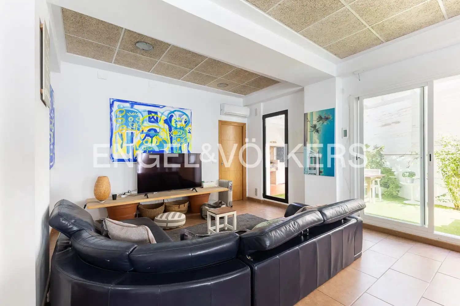 Sala de estar de Piso en venta en Valencia con Aire acondicionado, Calefacción y Jardín privado