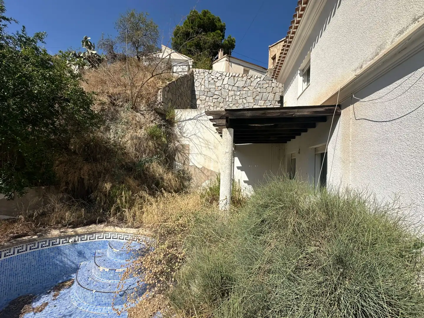 Vista exterior de Casa o chalet en venta en Lucainena de las Torres con Jardín privado y Terraza