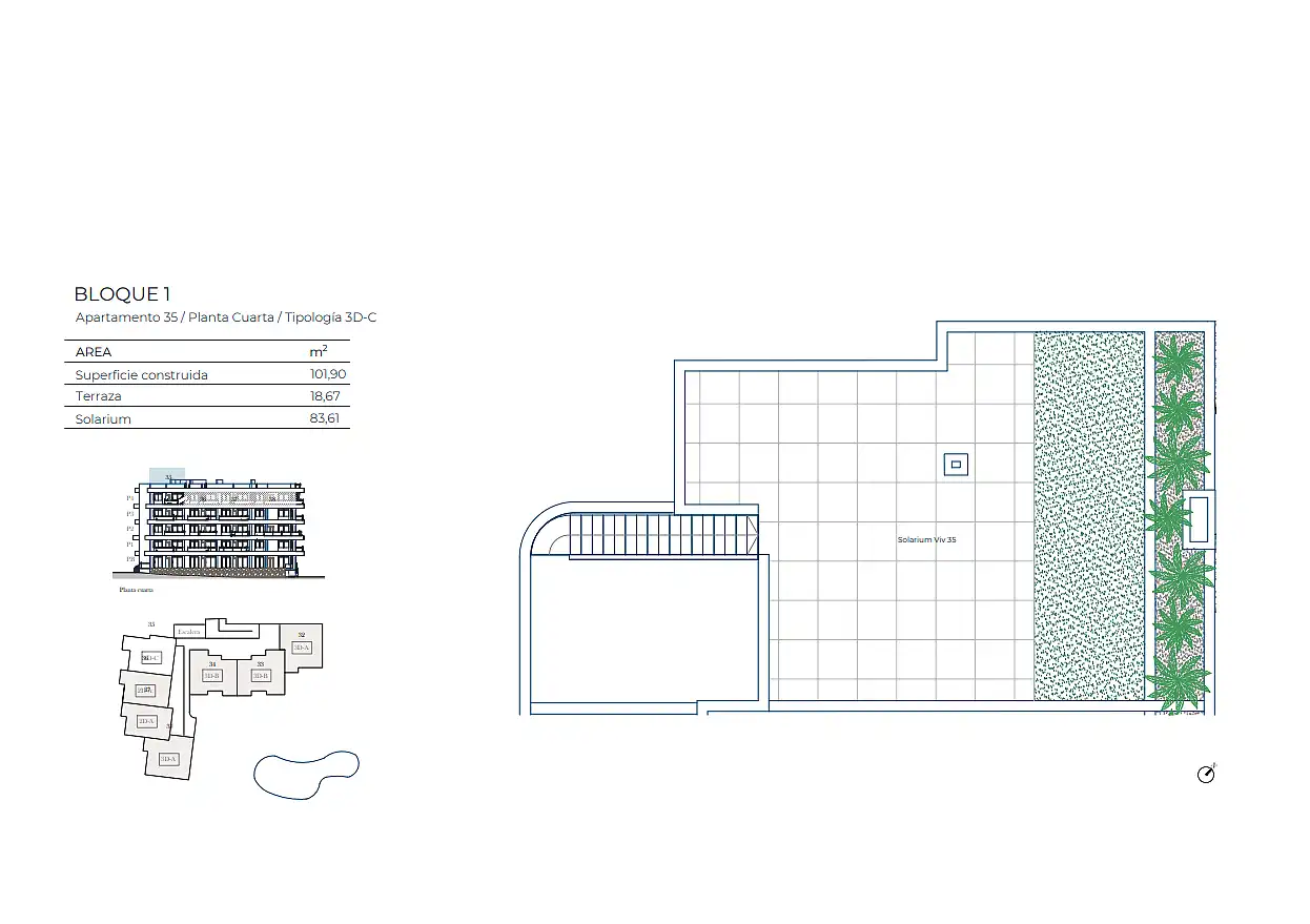 Apartament amb terrassa en venda a Campo de Murcia, imagen 13
