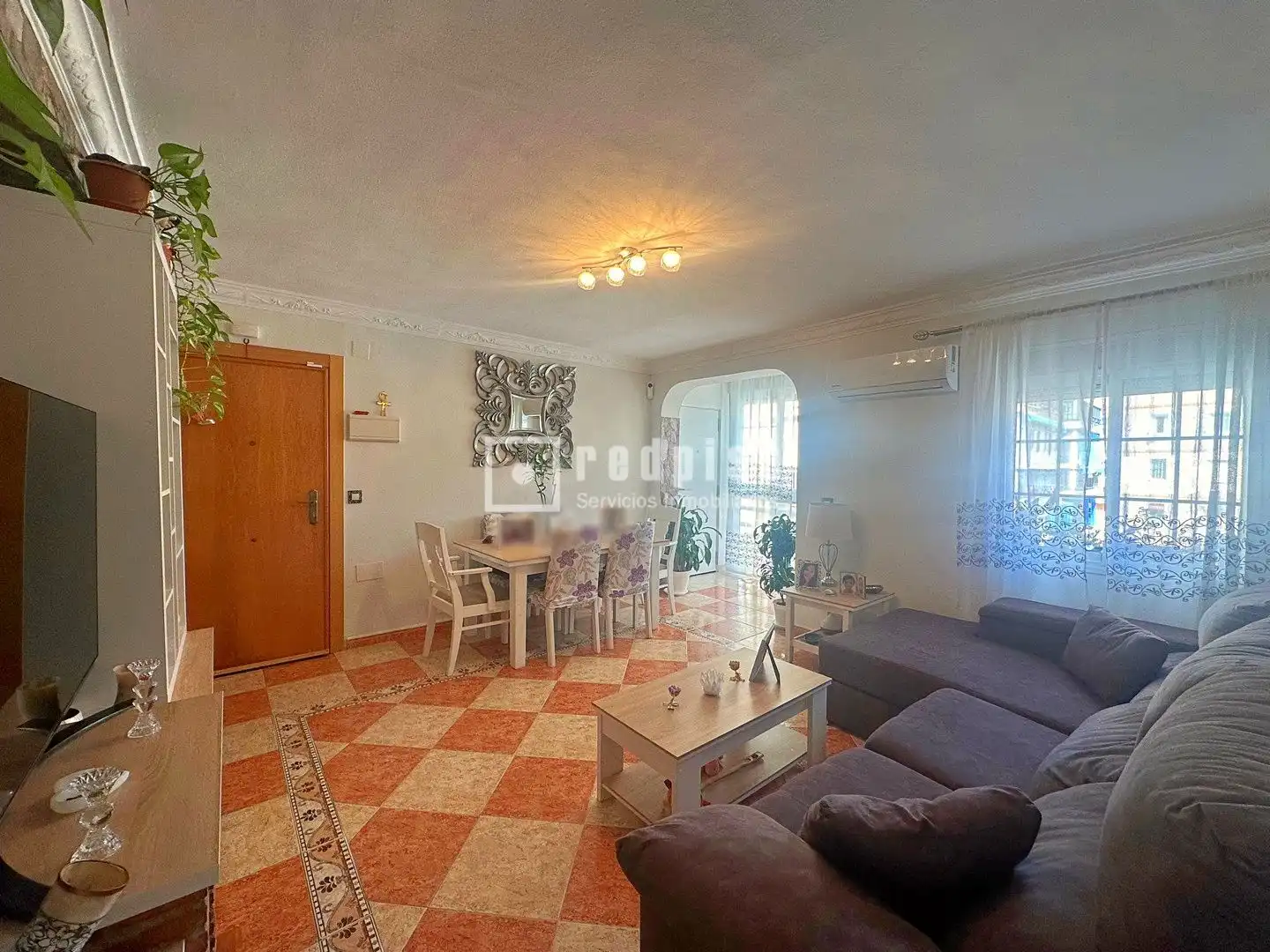 Living room of Flat for sale in Málaga  with Air Conditioner, Heating and Terrace