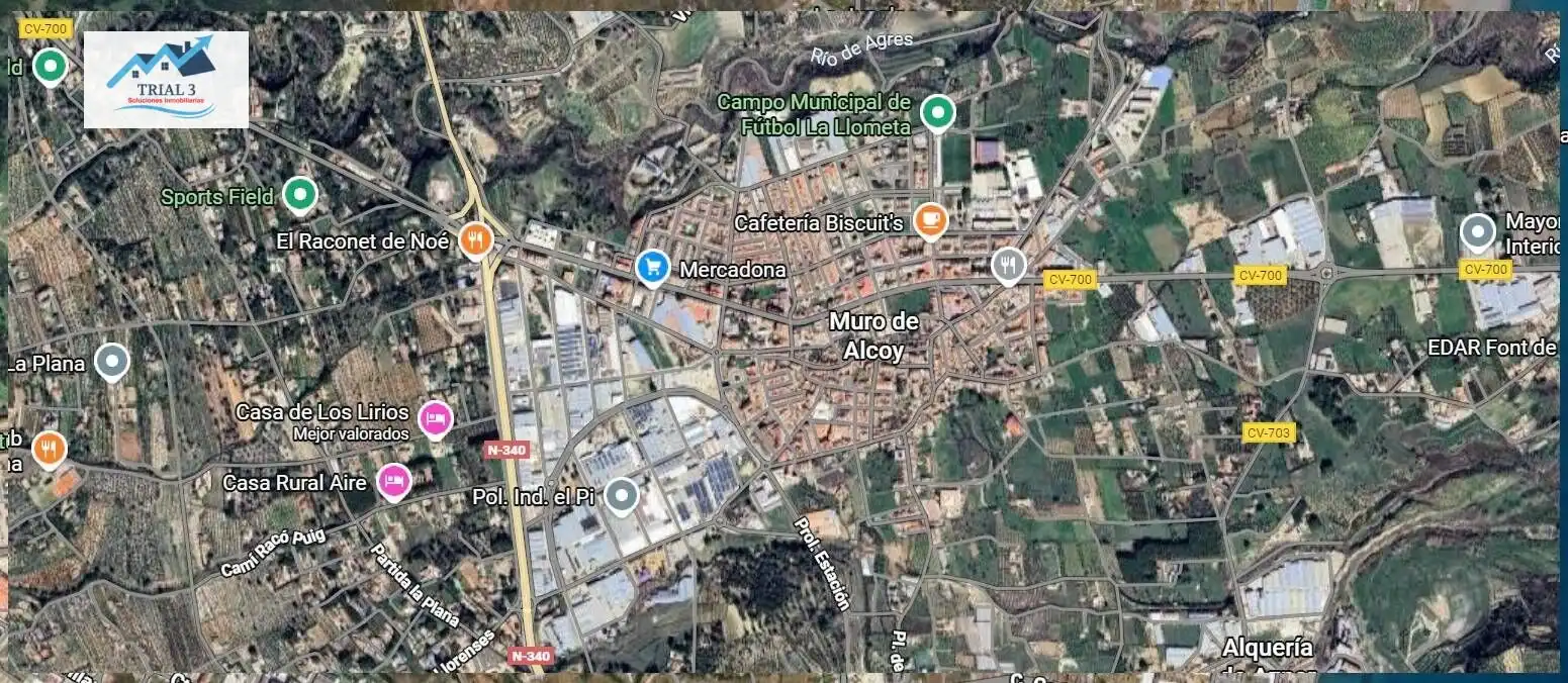 Vista exterior de Trastero en venta en Muro de Alcoy