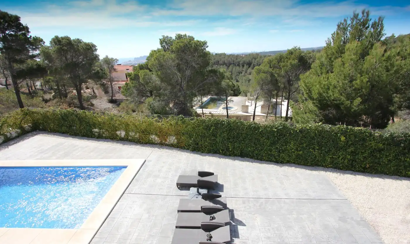 Terraza de Casa adosada de alquiler en Altea con Aire acondicionado, Calefacción y Jardín privado