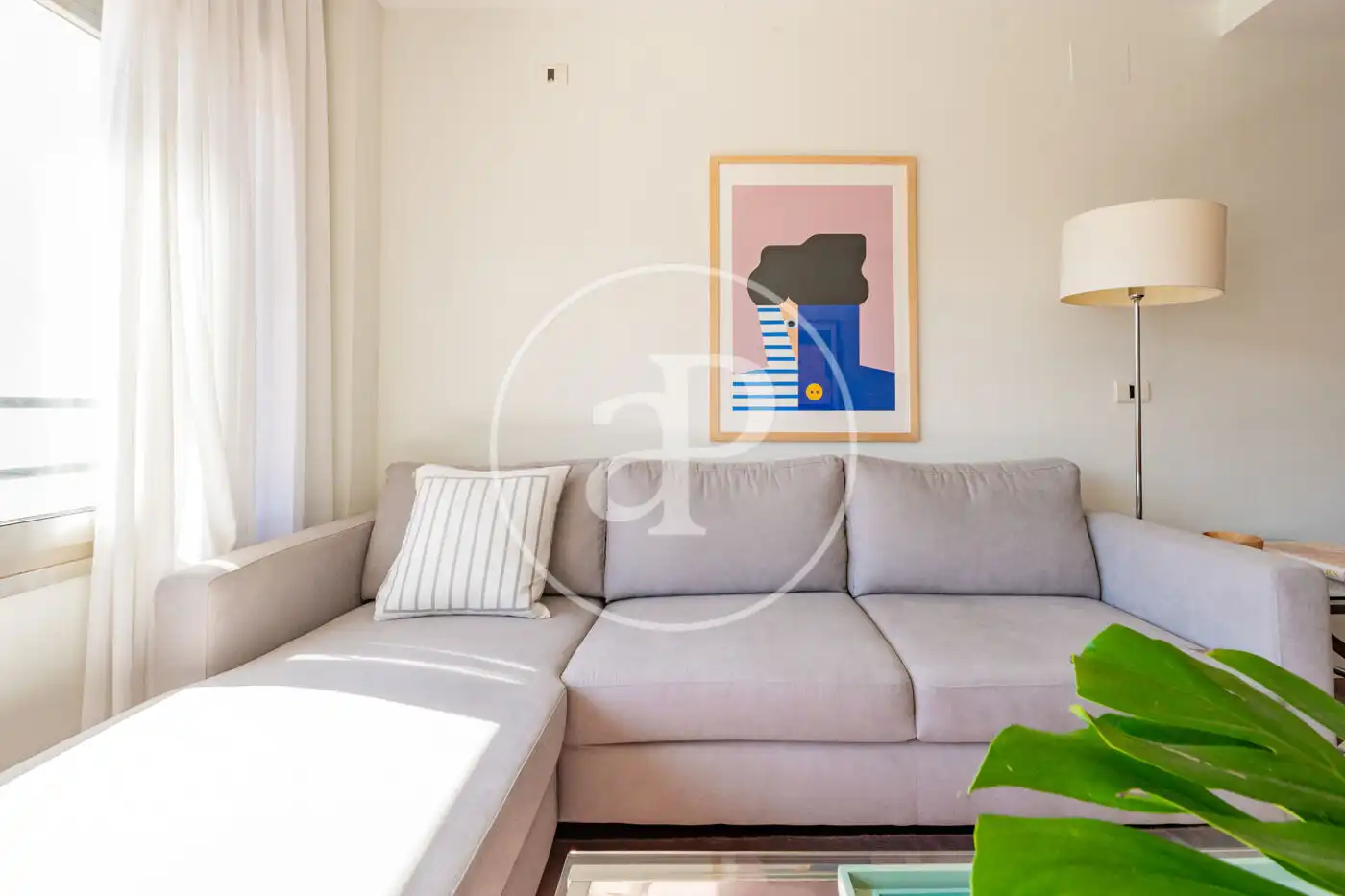 Wohnzimmer von Wohnung zum Verkauf in Madrid mit Klimaanlage, Heizung und Möbliert